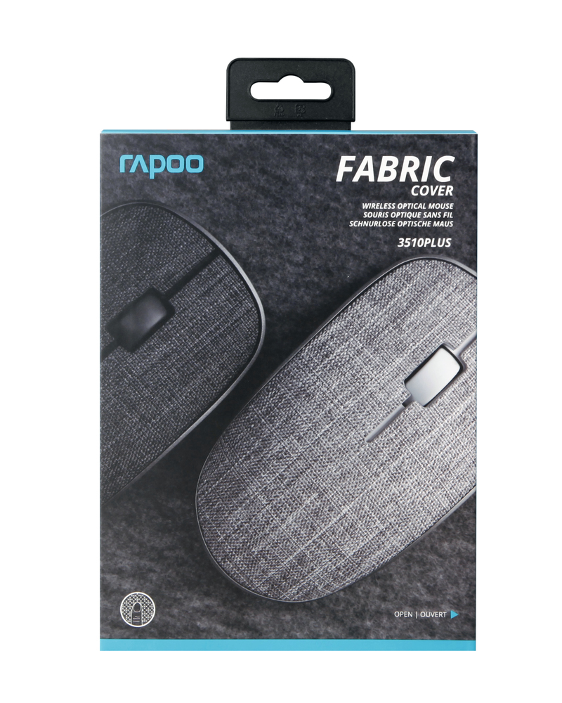 Rapoo Fabric 3510 Plus Grey Wireless Mouse