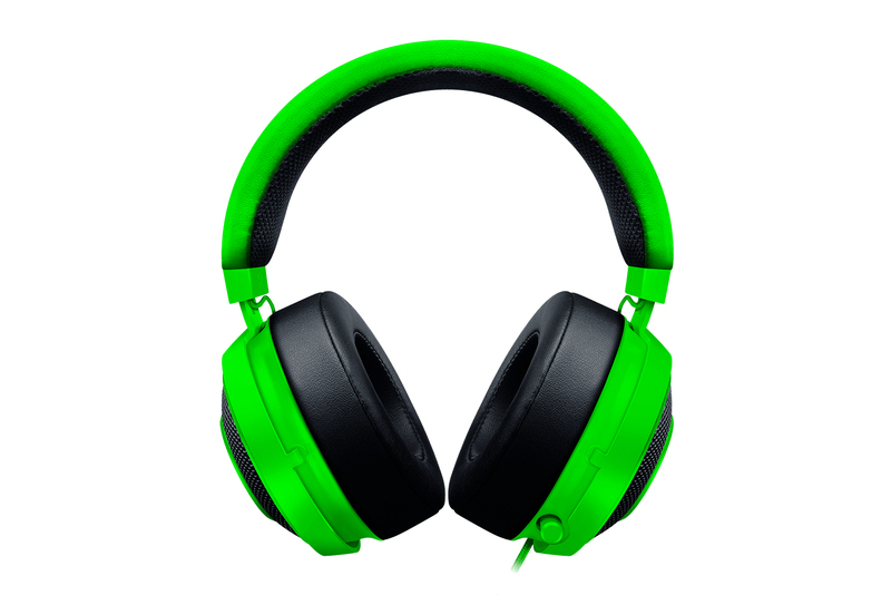 سماعة رأس كراكن برو V2 للألعاب بلون أخضر من ريزر