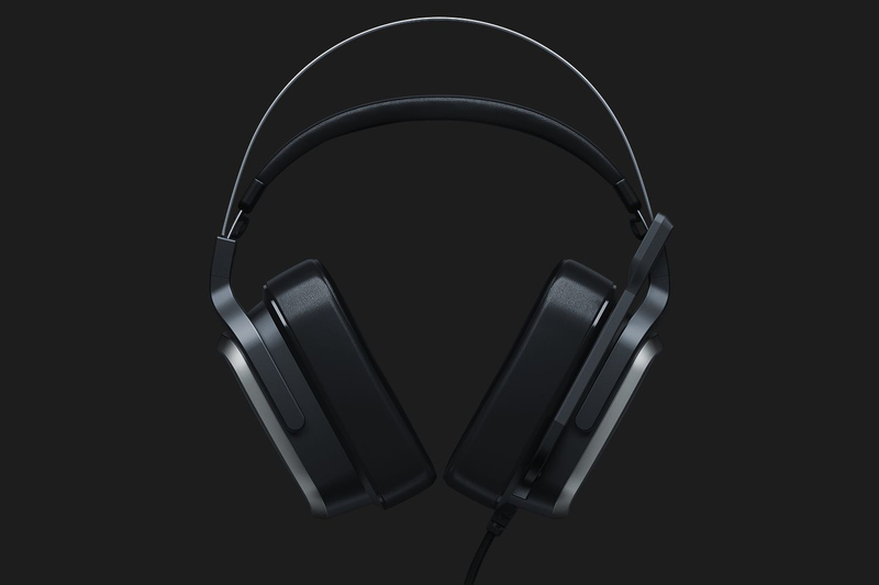 سماعة رأس تيامات 7.1 V2 للأذنين مع عصابة رأس لون أسود من ريزر
