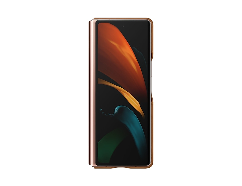 Samsung Leather Cover Brown for Galaxy Z Fold 2