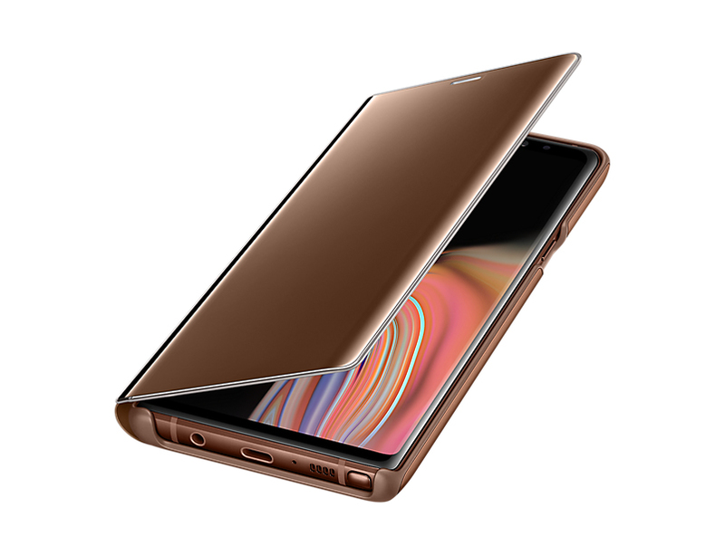 Samsung Clear View Standing Cover for Galaxy Note 9 Brown