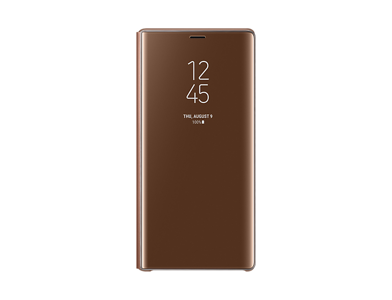 Samsung Clear View Standing Cover for Galaxy Note 9 Brown
