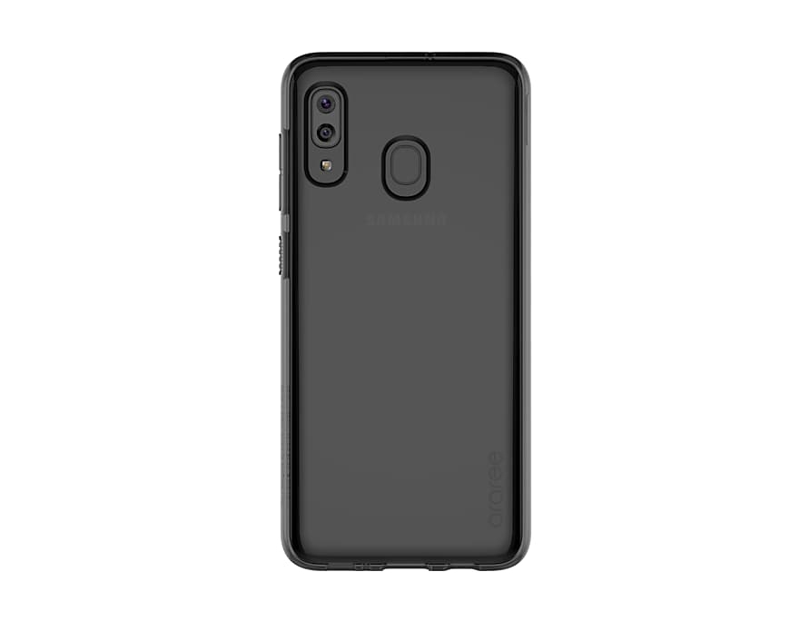 Samsung Smapp Back Cover Black for Galaxy A20