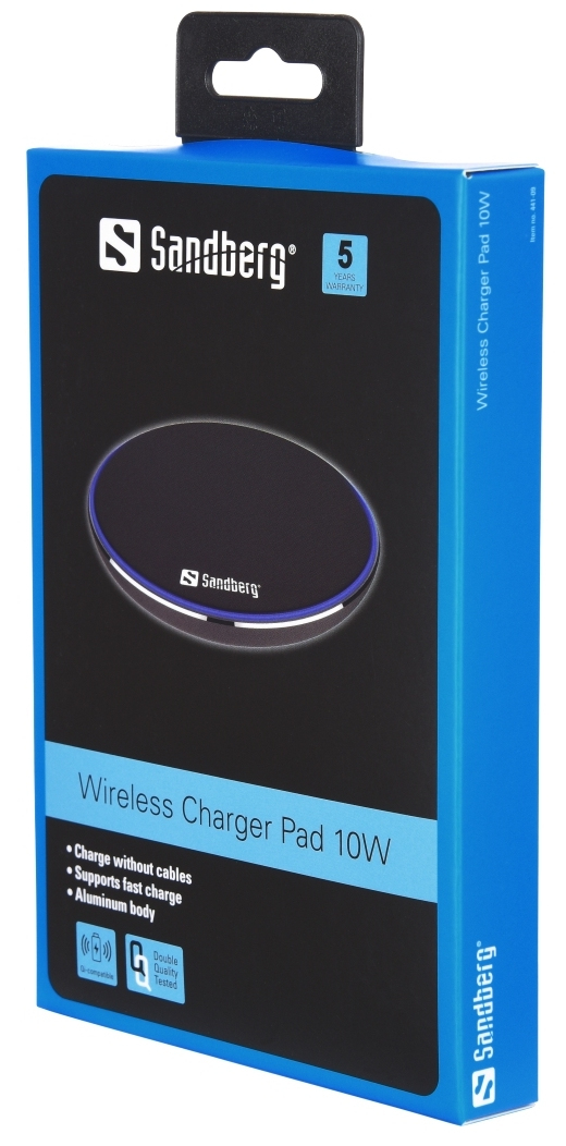 Sandberg Alu 10W Wireless Charger Pad