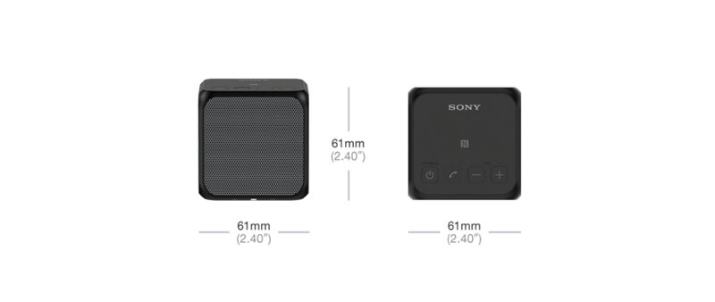 مكبر صوت يعمل ببلوتوث Nfc ذات اللون الأبيض من Sony Srsx11