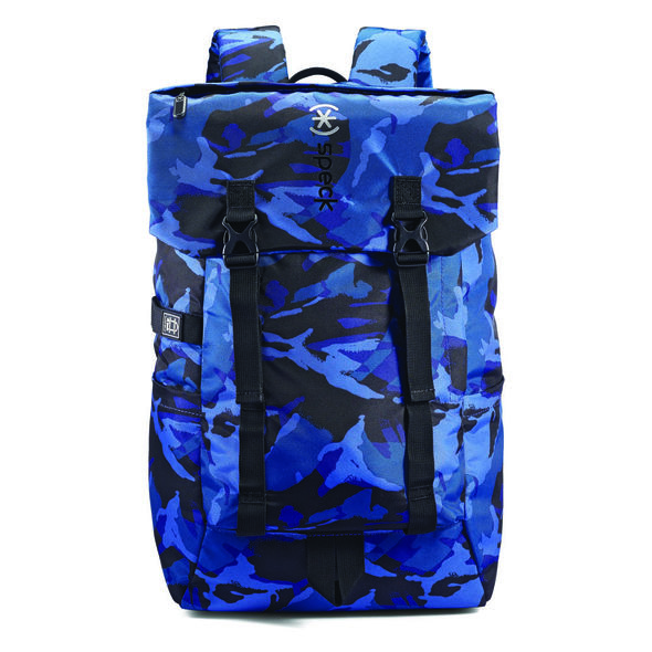 Speck Rockhound Oss Backpack Blue Painted Camo Fits Laptop Upto 15 Inch