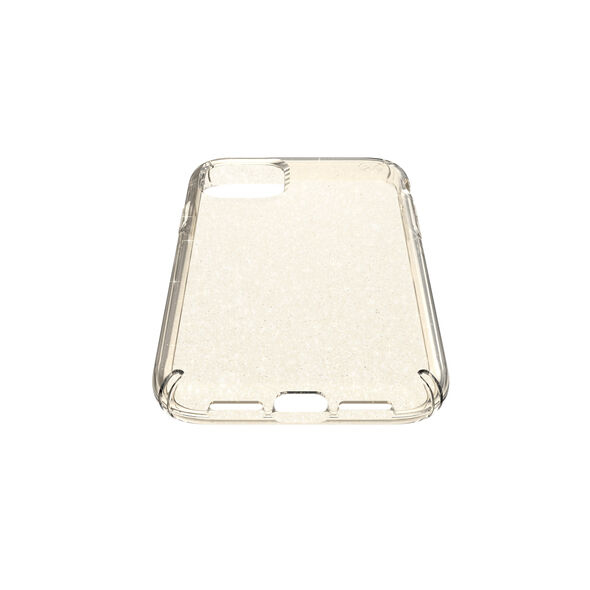 Speck Presidio Clear + Glitter Gold Case for iPhone 11