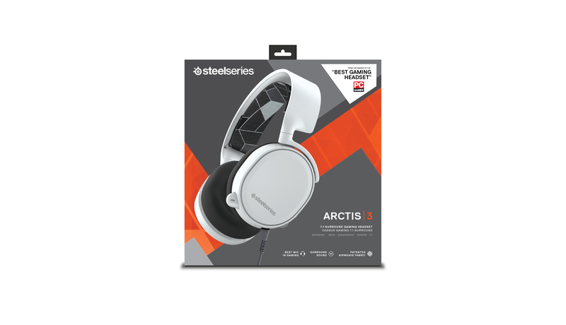 SteelSeries Arctis 3 White Gaming Headset