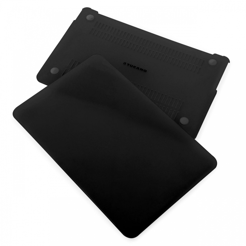 Tucano Nido Hard Shell Case Black for Macbook Air 13-inch