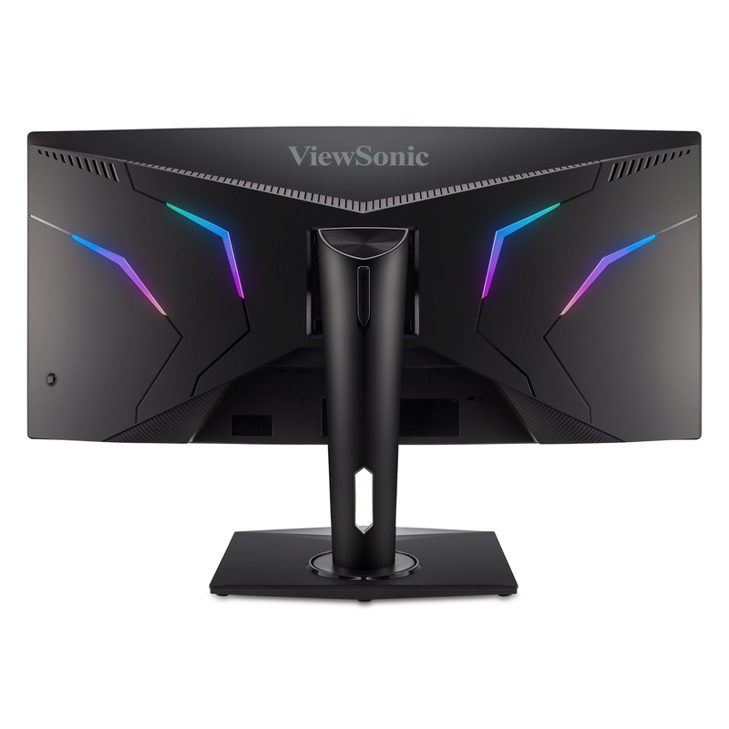 شاشة الألعاب Viewsonic XG350R-C قياس 35 بوصة بدقة UWQHD/ ومعدل التحديث 100 بألوان RGB منحنية