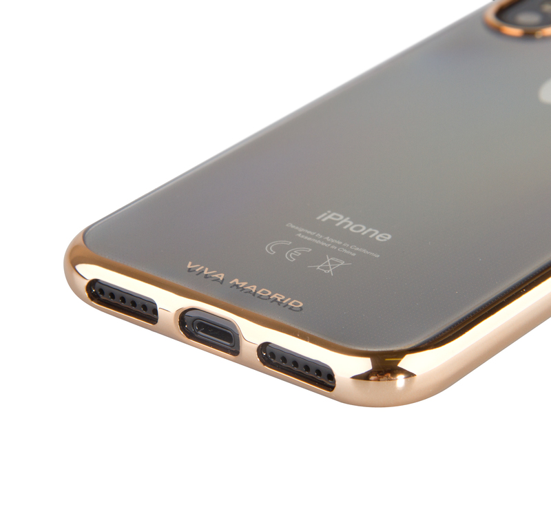 Viva Madrid Metalico Flex Case Gold for iPhone X