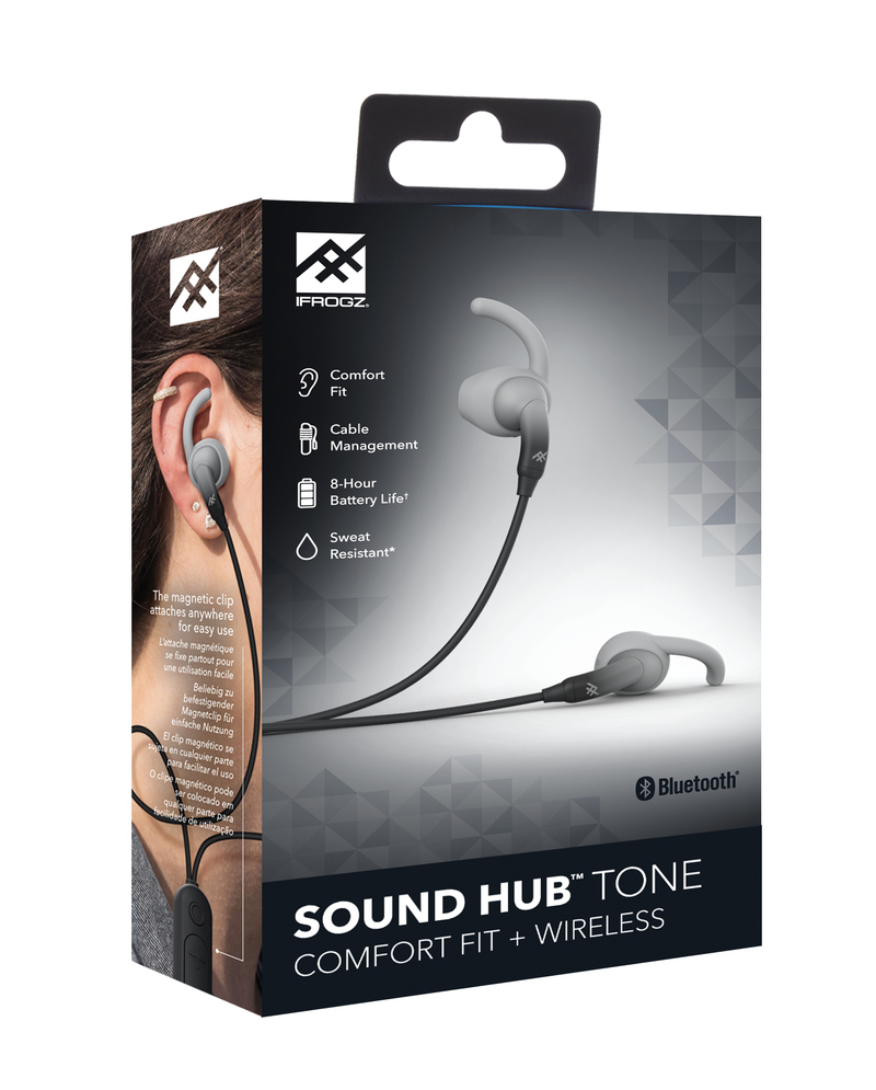 iFrogz Audio Sound Hub Tone Black/Grey Earbuds